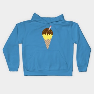 Ice cream Image Kids Hoodie